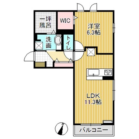 ファミリオール A棟の物件間取画像